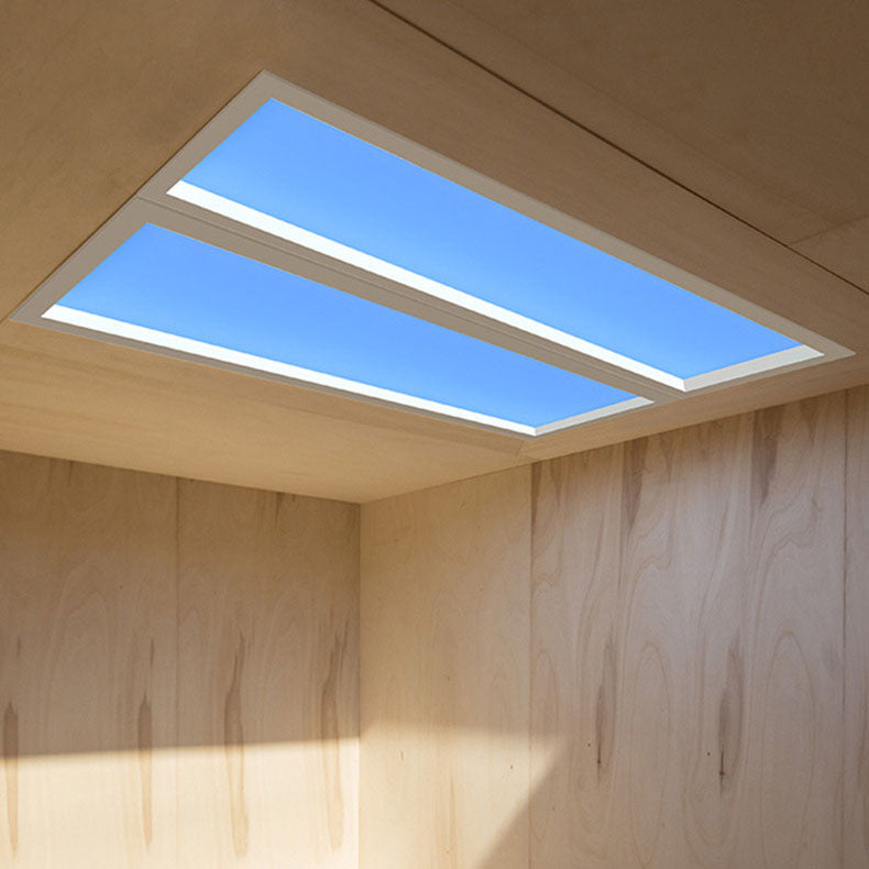 HaloSky Intelligente LED-Deckenleuchte | Modernes Design | Aluminium | Simulation von Wettereffekten