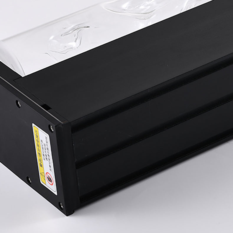 LumaRipple Art Deco LED Stehlampe | Aluminium & Acryl | Wasserdesign | Stimmungslicht für Wohnzimmer