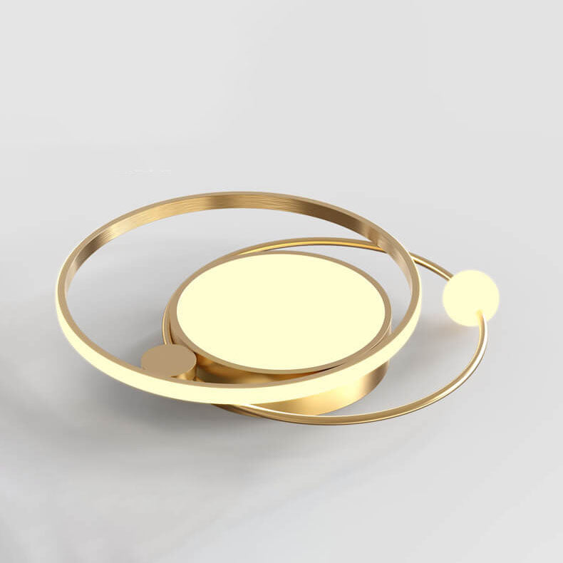 LumiCircle Nordic LED Deckenleuchte | Rundes Design | Bündige Montage | Dimmbar | Stimmungsvolle Beleuchtung