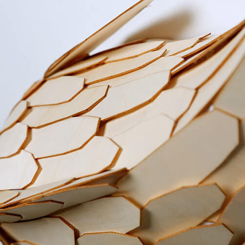 Artivion Moderne Deko-Wandleuchte aus Lindenholz | 2/4 Lichtoptionen | Elegantes Design | Perfekt für Wohnzimmer & Flur