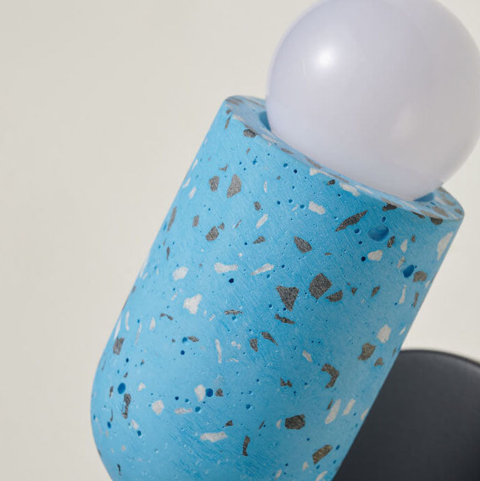 Zenolux Japanisches Wabi-Sabi Design Wandleuchte | Eisen & Zement | 2-Licht Lampe | Perfekt für moderne Innenräume