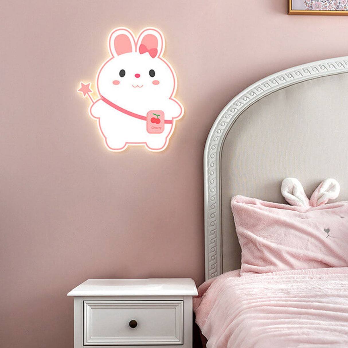 GlowBunny LED Kinder Wandleuchte | Kreatives Design | Einhorn & Hase | Dimmbar & Modern