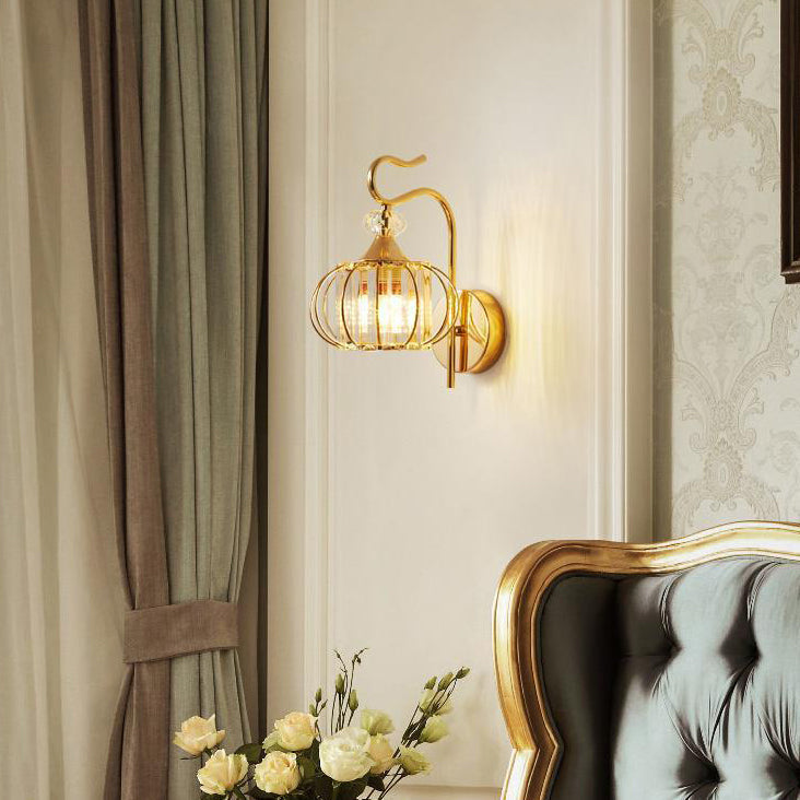 RadiantVell Wandlampe im modernen Minimalismus | Ovaler Kristall-Zylinder | 1 Licht | Elegantes Design für Schlafzimmer & Wohnzimmer