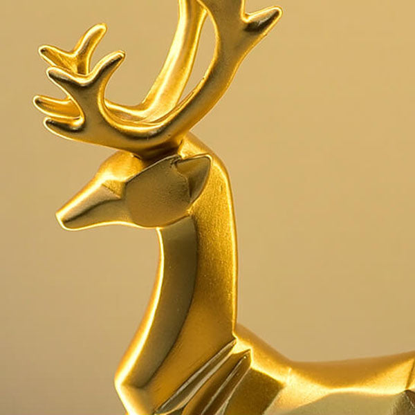 CircleLume USB LED Nachtlicht | Nordic Design | Tischlampe mit Hirschfigur | Warmweißes Licht & Dimmbar