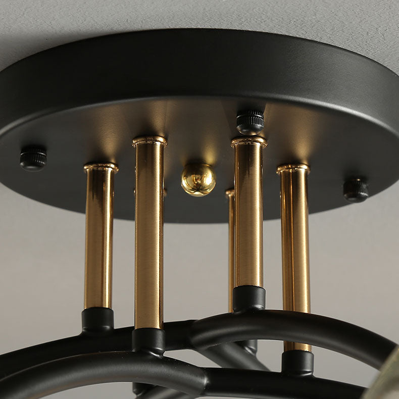 AstraLuxe Glas-Deckenleuchte | Luxus Design | 4/6/8 Lichter | Modern & Elegante Beleuchtung für Ihr Zuhause