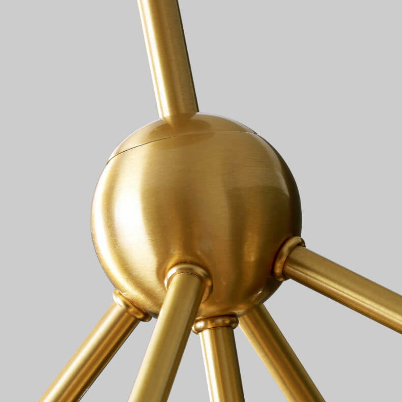 OrbGlide Kupfer-Deckenleuchte | Minimalistisches Design | 3- oder 5-Licht Optionen | Wohnzimmer Deko