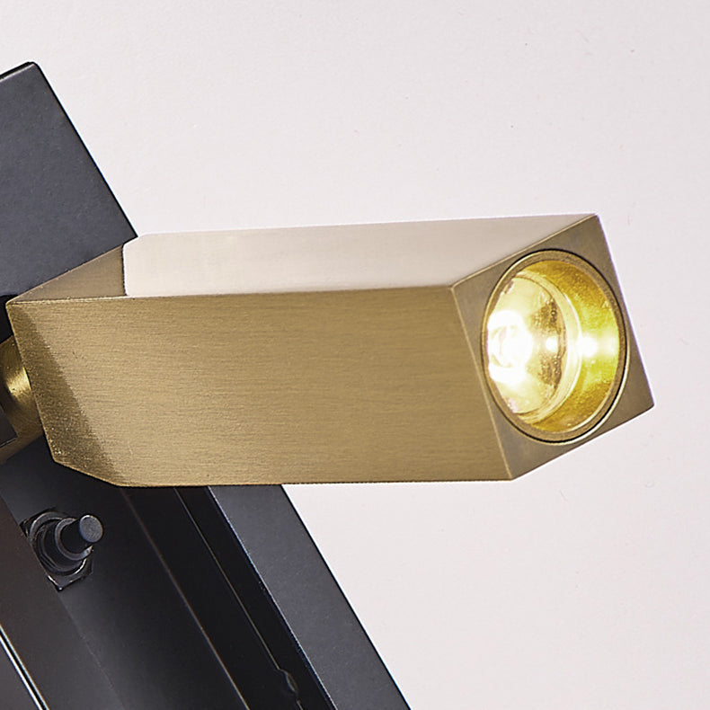 LineaGlow Minimalistische LED Wandleuchte | Rechteckiges Aluminium-Design | Mit Schalter & USB-Option