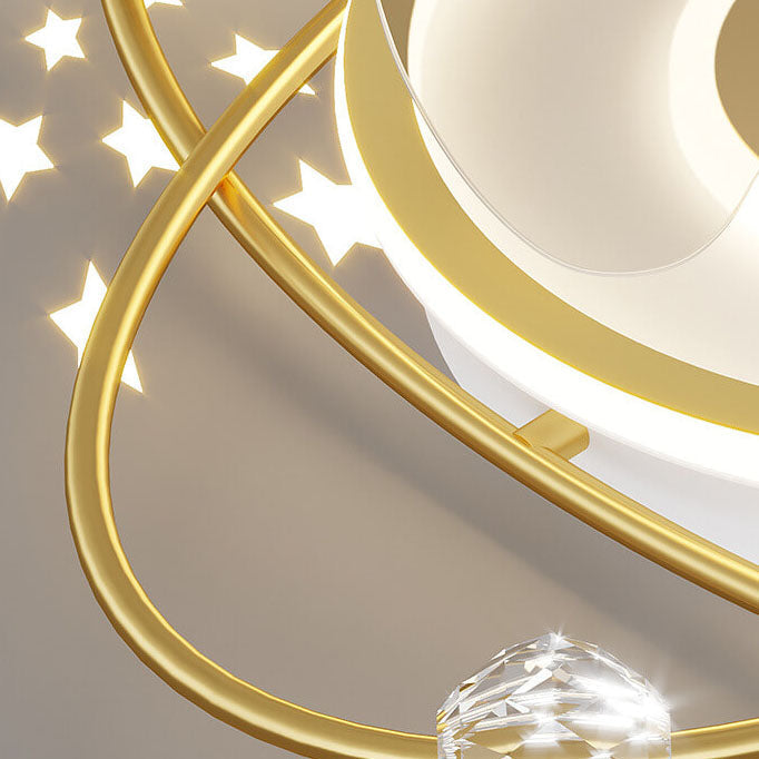 Aetheris Starflow LED Deckenventilator | Sterneffekt | Unsichtbares Lüfterdesign | Modern & Dimmbar