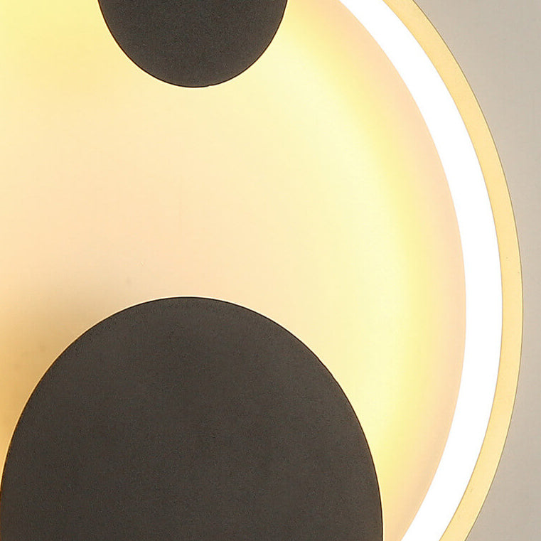 Arctuvo LED Wandleuchte | Modernes Oval- & Ringdesign | Minimalistische Wandlampe | Dimmbar