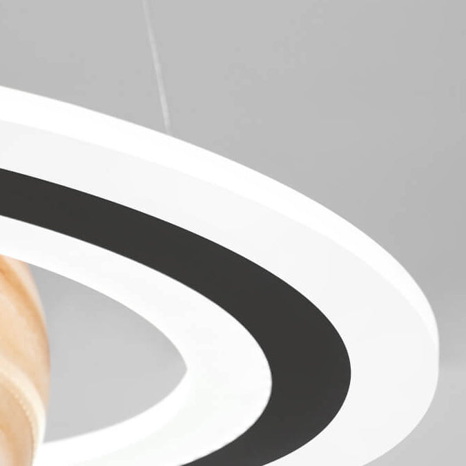 NovaOrbit Kids LED Kronleuchter | Kreatives Weltraumdesign | Dimmbar & Farbenfroh | Modern