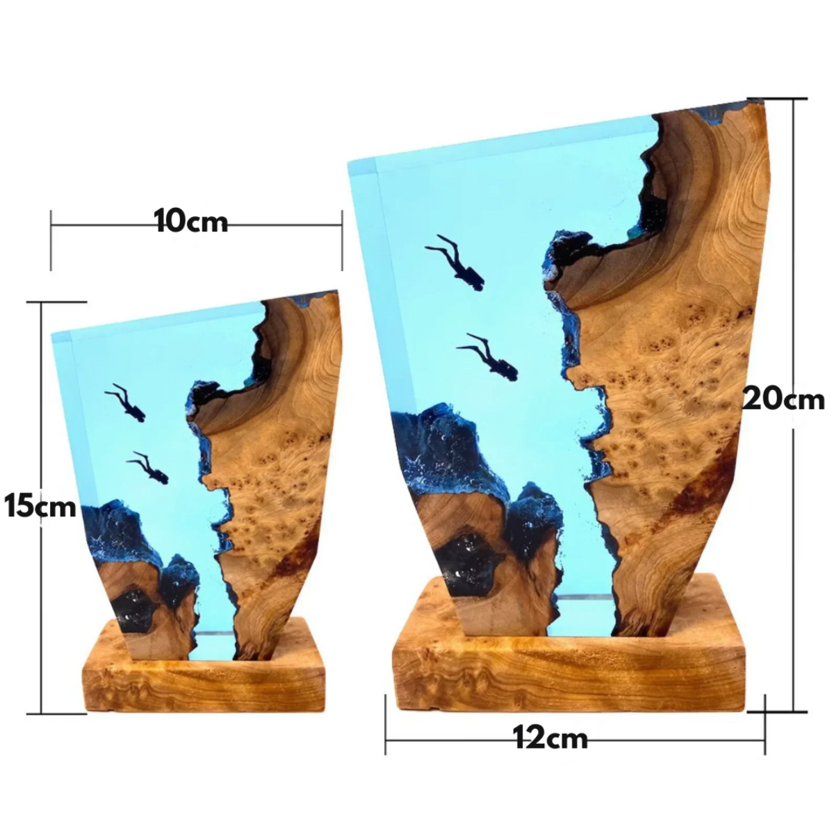 Abylume LED Tauchlampe | Wasserdichte Unterwasserbeleuchtung | Farbwechsel Licht | Pool & Aquarium Dekoration