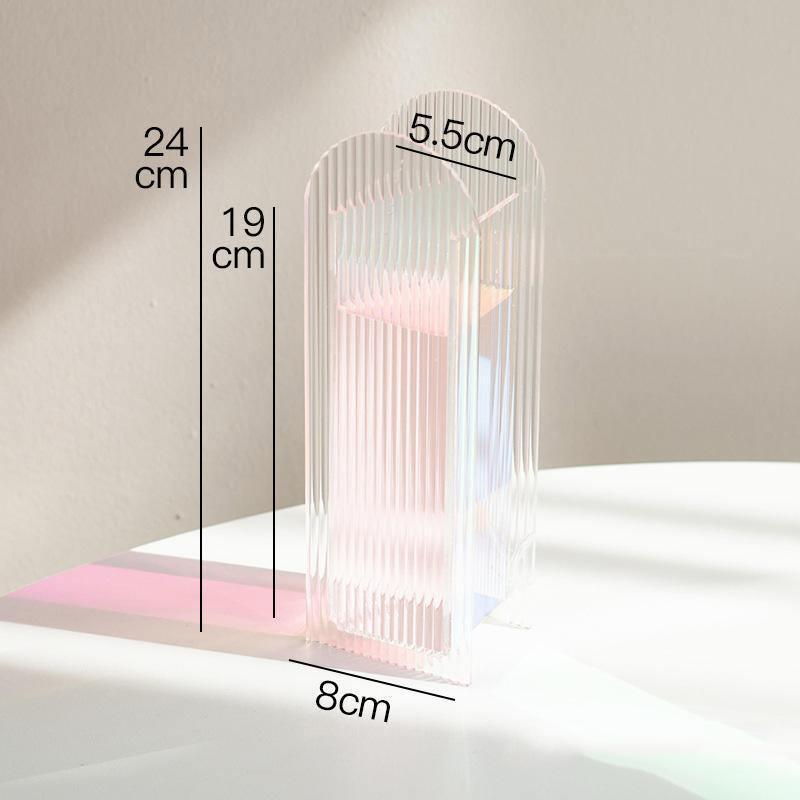 MystiFlora Acryl Blumenvase | Moderner Dekorationsakzent | Minimalistisches Design für Zuhause