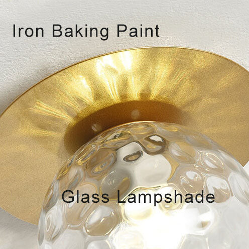 GlobeLux 1-Licht Deckenleuchte | Modernes Design | Klarer oder Weißer Lampenschirm