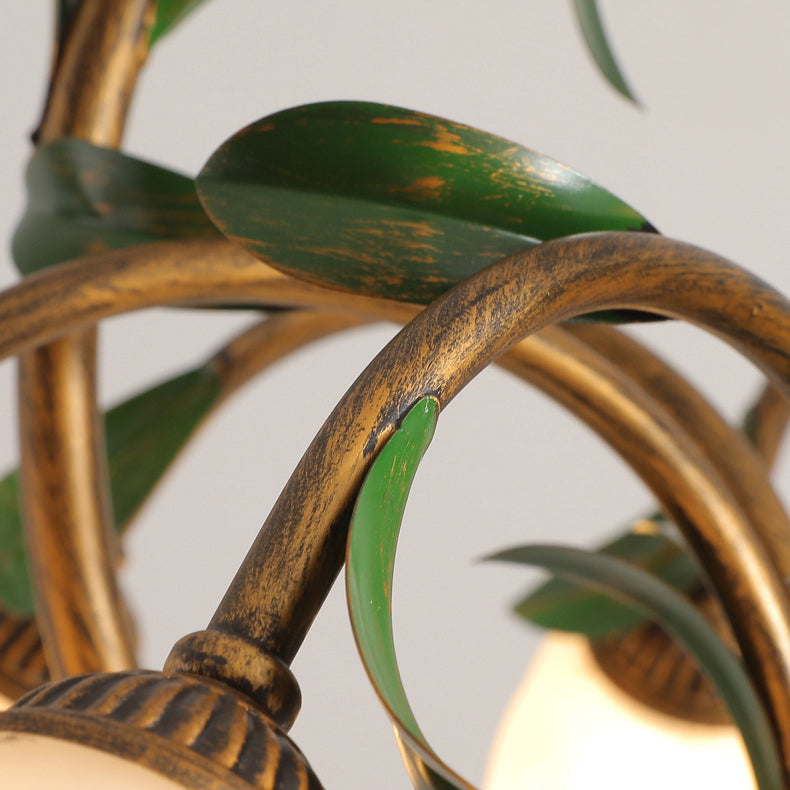 LuxeArc Kronleuchter im Art-Deco-Stil | 6/8 Lichter | Eisen & Kristallglas-Tulpen | Elegantes Design für Wohnzimmer