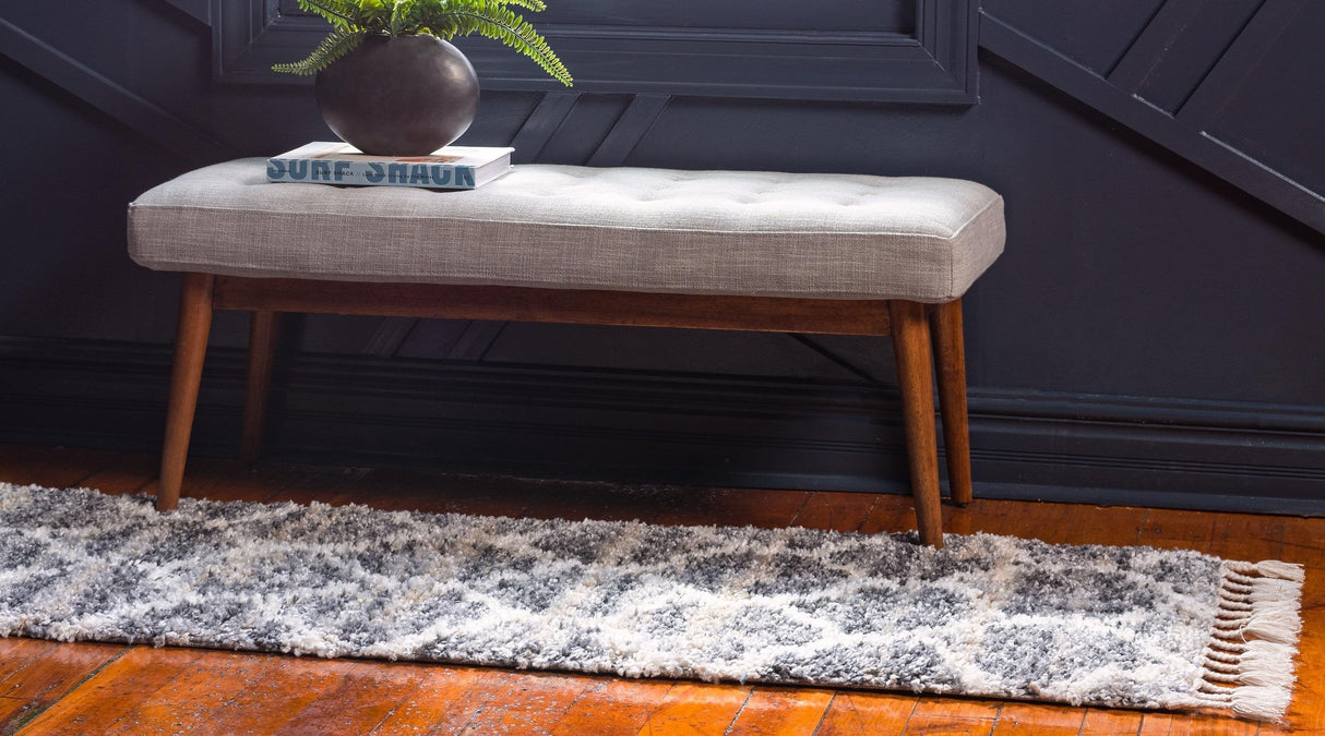 ShaggyLux - Moderner Hochflor Teppich mit Muster | Weich & Kuschelig | Perfekte Wohnraumdeko