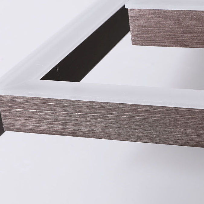 AltoFrame LED Deckenlampe | Minimalistisches Design | Rechteckiger Rahmen | Dimmbar | Wohnzimmerbeleuchtung