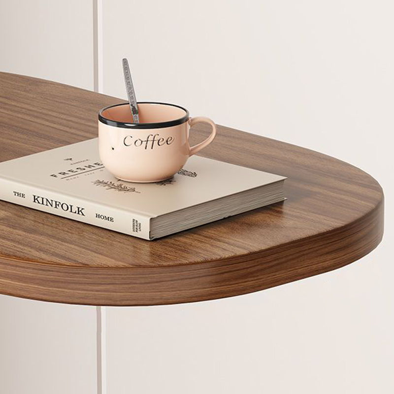 RusticoC Vintage C-Beistelltisch | Holzoptik | C-Form Design | Platzsparend | Perfekt für Wohnzimmer & Schlafzimmer