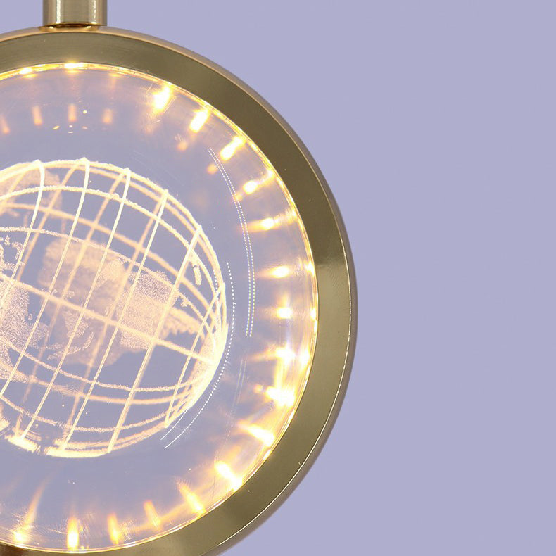 LuminSphere LED Pendelleuchte | Aluminium-Kristall-Design | Modern & Minimalistisch | Für Schlafzimmer & Esszimmer