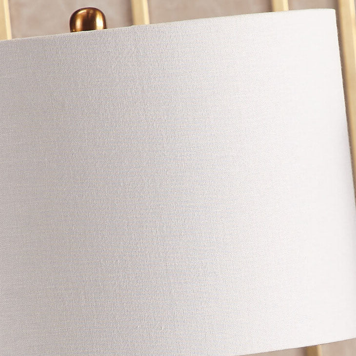 Ceravelle Luxe LED Tischlampe | Nordisches Design | Keramikfuß & Stoffschirm | Dimmbar & Modern