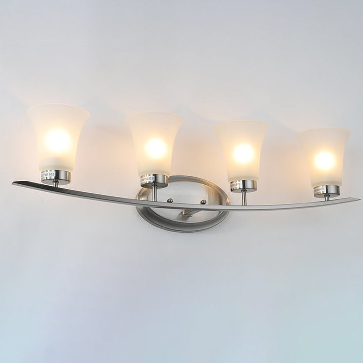 Floresta LED Wandlampe | Minimalistisches Industriedesign | 4-Licht Bad- & Spiegelbeleuchtung