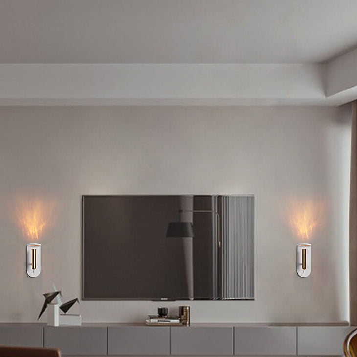 IgnisGlow Industrielle LED Wandlampe | Rotierbar & Verstellbar | Kreative Licht- & Schatteneffekte