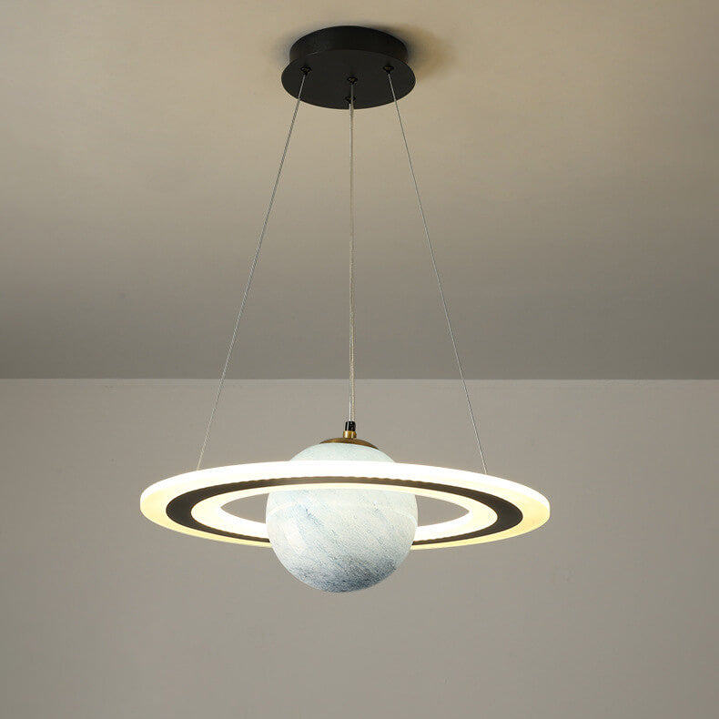 NovaOrbit Kids LED Kronleuchter | Kreatives Weltraumdesign | Dimmbar & Farbenfroh | Modern