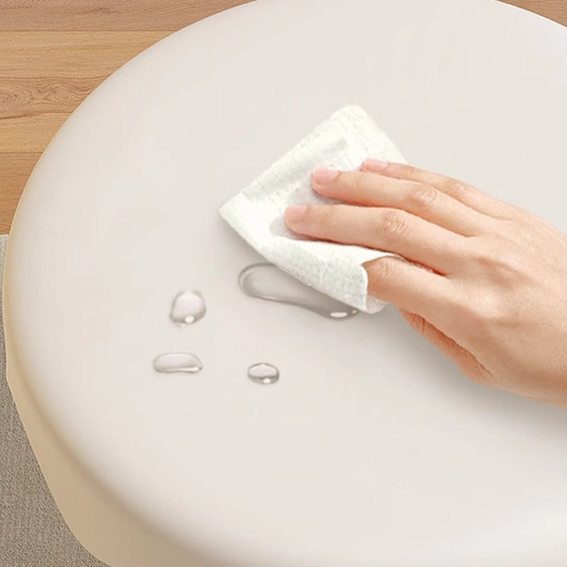 PolarNest Runder Beistelltisch | Eiscreme-Design | PP-Kunststoff & Stahl | Kreativ & Modern für Wohnzimmer