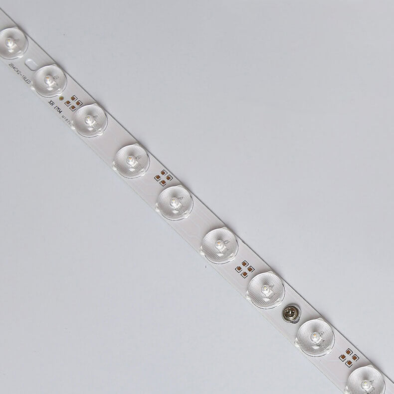 Lunaria Nova LED Deckenleuchte | Minimalistisches Design | Massivholz & Lederoptik | Dimmbar