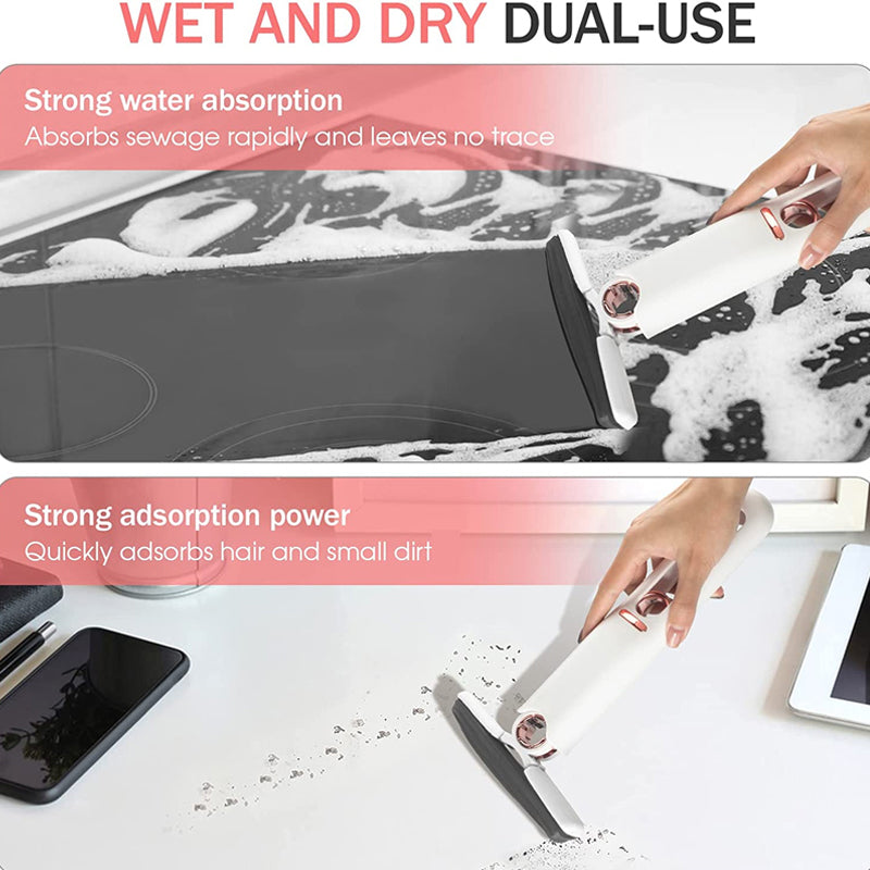 CleanBuddy Mini-Mopp | Handwaschbarer Schreibtischreiniger | Kompakt & Effizient | Perfekt für Zuhause & Büro