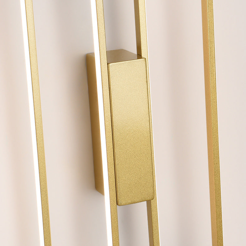 Lineva LED Wandleuchte | Minimalistisches Rechteckdesign | Silikon & Eisen | Wohnraumbeleuchtung