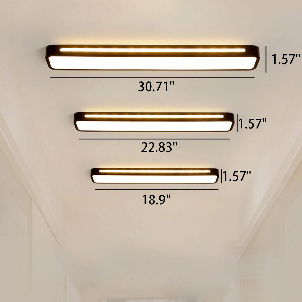 LumiStream Nordic Minimalist LED Deckenleuchte | Modernes Design | Energieeffizient | Flush Mount | Perfekt für Zuhause