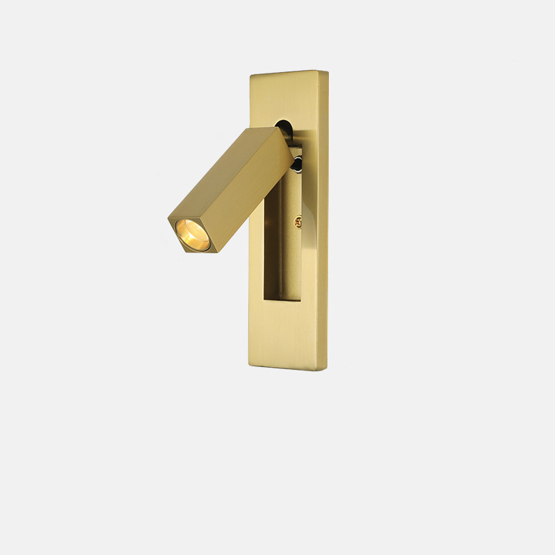 LineaGlow Minimalistische LED Wandleuchte | Rechteckiges Aluminium-Design | Mit Schalter & USB-Option