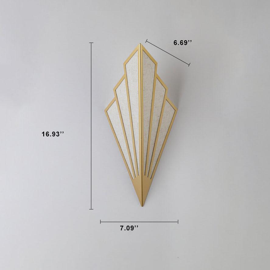 ShadeLume Wandlampe | Moderner Leinen-Schirm | 1-flammig | Kreatives Design | Wandbeleuchtung