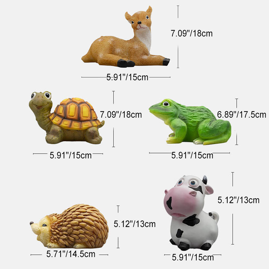 SolarCreato Tierfigur Gartenleuchte | Solarbetrieben & Wasserdicht | Kreative LED Rasen- und Landschaftsbeleuchtung