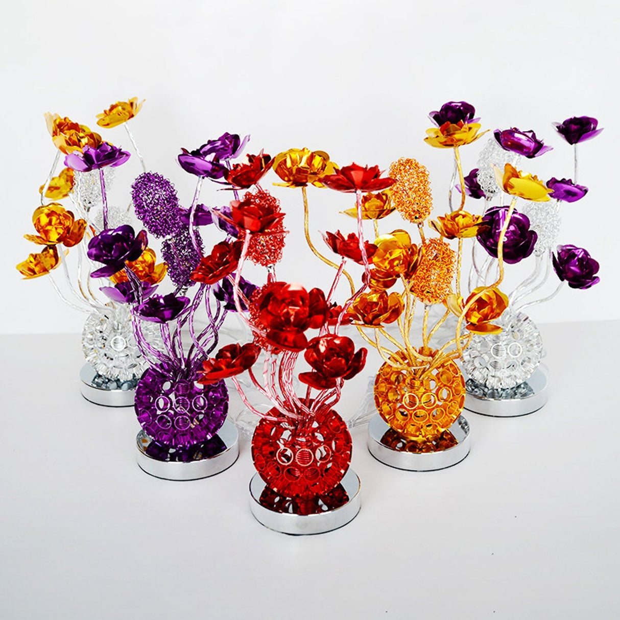 RoséLumina Aluminium LED Tischlampe | Elegantes Design | Stimmungslicht | Leselampe | Deko für Zuhause