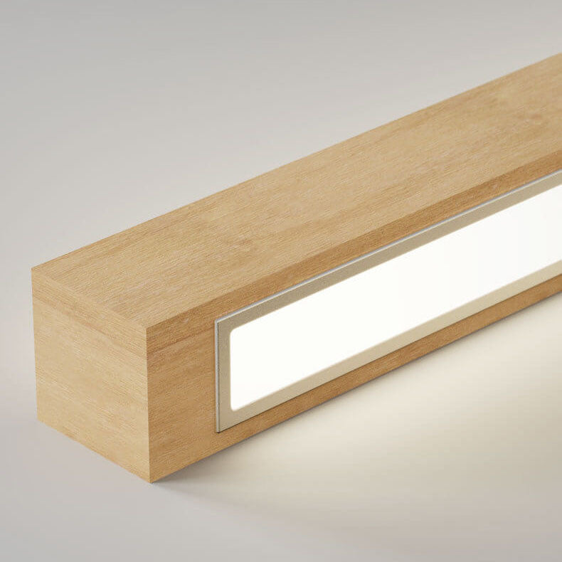 ZenBeam Japanische LED Wandleuchte | Massivholz Design | Moderne Akzentbeleuchtung