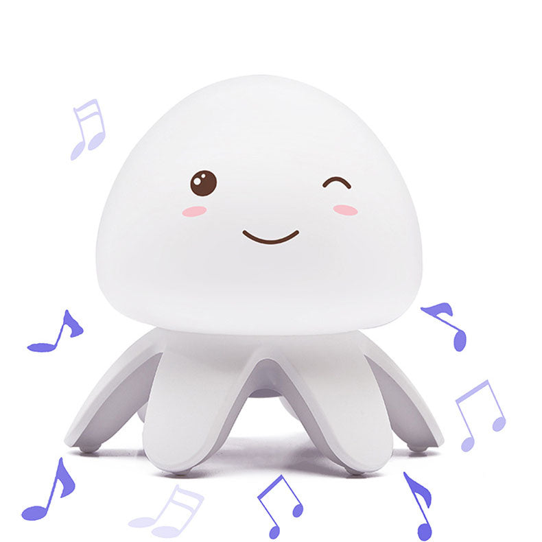 JellyGlow LED Nachtlicht | Kreatives Design | Silikon & Musik | USB Wiederaufladbar