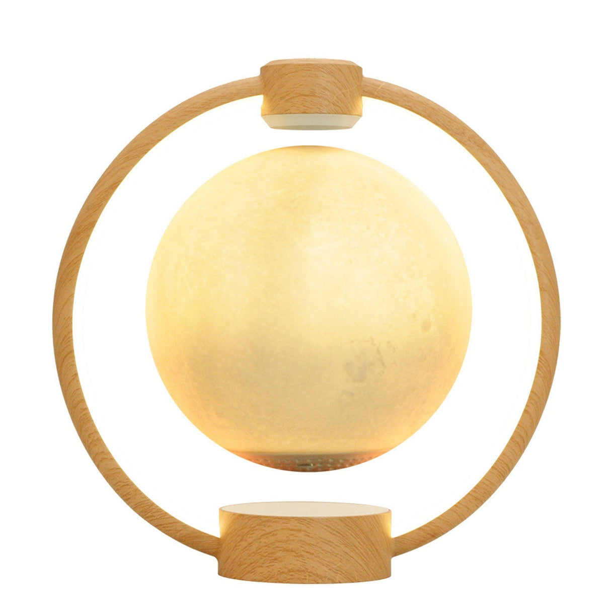 LunarMagix LED Schreibtischlampe | Maglev Mond-Design | Farbwechsel-Nachtlicht | Dekorative Beleuchtung