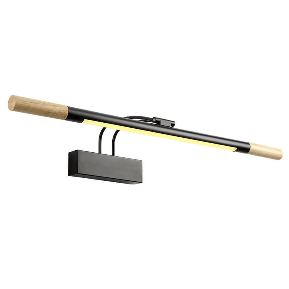 Arkluma Nordic LED Wandleuchte | Massivholz | Geschwungener Arm | Warmes oder Weißes Licht