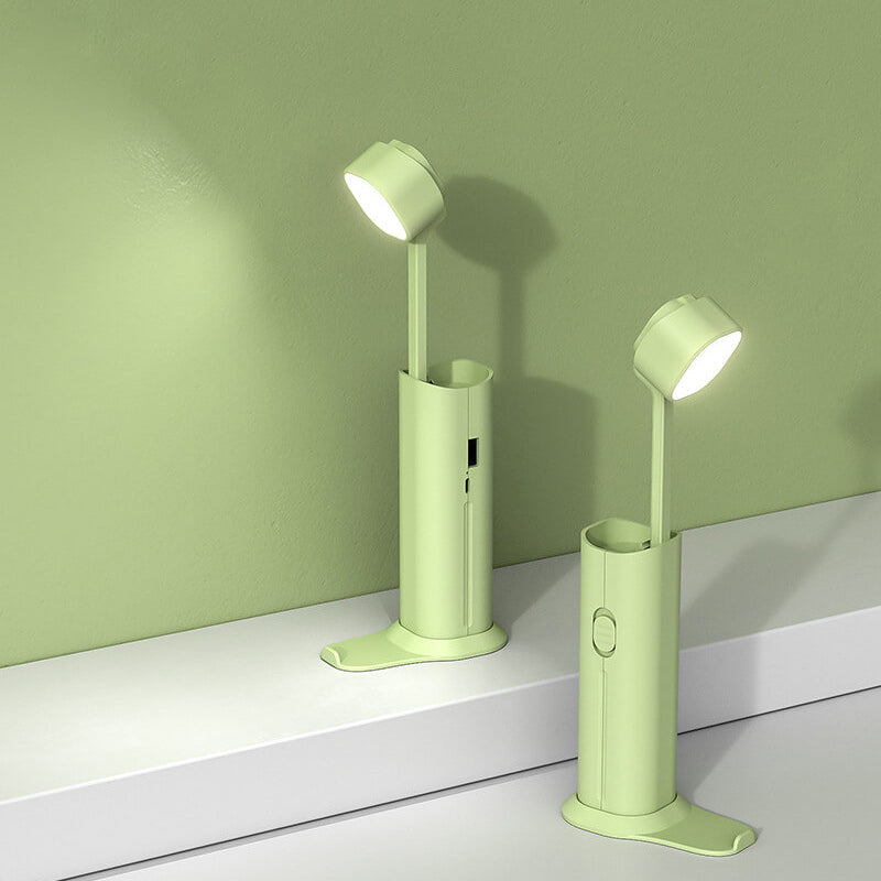 GlowMorph LED Tischlampe | Tragbare Powerbank & Taschenlampe | Höhenverstellbar | Multifunktionales Design