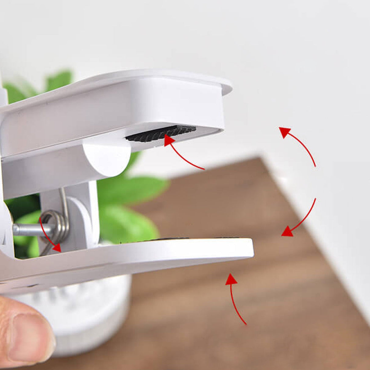 BrightBird Nordic LED Tischlampe | USB-Ladung | Nachtlicht mit Vogelclip | Modernes Design