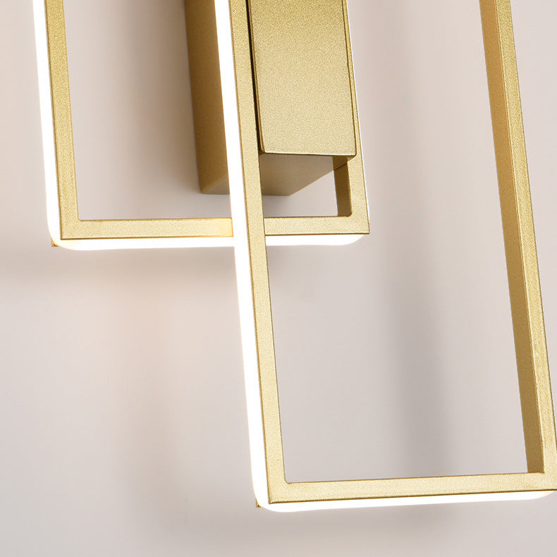 Lineva LED Wandleuchte | Minimalistisches Rechteckdesign | Silikon & Eisen | Wohnraumbeleuchtung