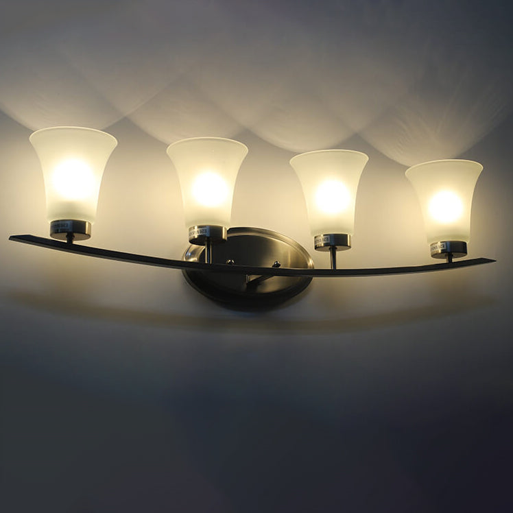 Floresta LED Wandlampe | Minimalistisches Industriedesign | 4-Licht Bad- & Spiegelbeleuchtung