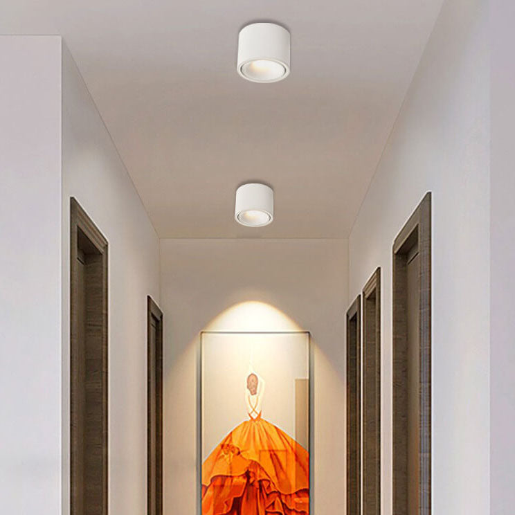 SpotLite Moderne Runde LED Deckenstrahler | Minimalistisches Design | Verstellbar | Flush Mount Beleuchtung