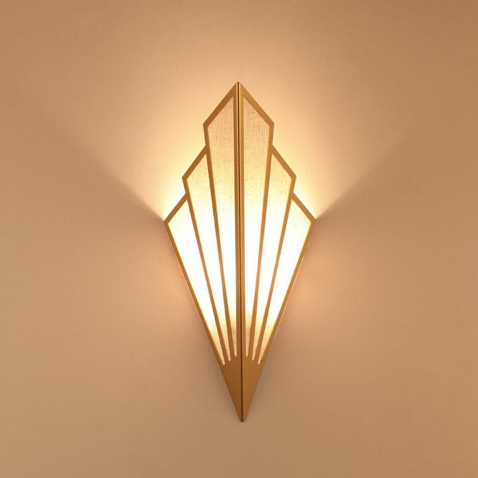 ShadeLume Wandlampe | Moderner Leinen-Schirm | 1-flammig | Kreatives Design | Wandbeleuchtung