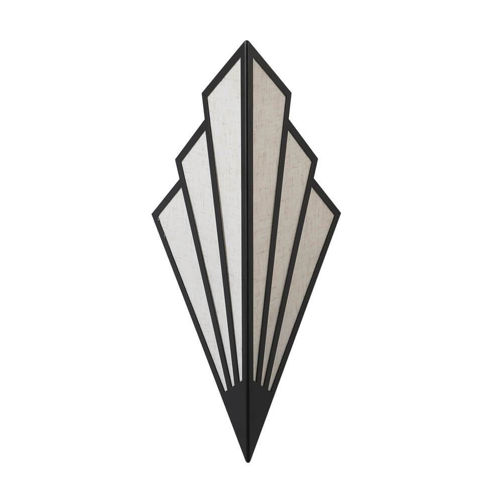 ShadeLume Wandlampe | Moderner Leinen-Schirm | 1-flammig | Kreatives Design | Wandbeleuchtung