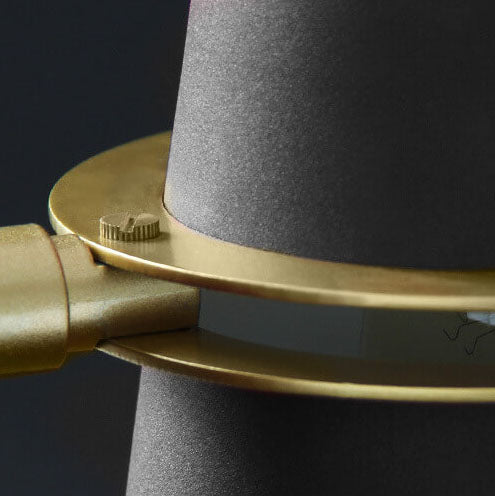 Hornvia Skandinavische Wandleuchte | Modernes Horn-Design | Metall | Schlafzimmerbeleuchtung