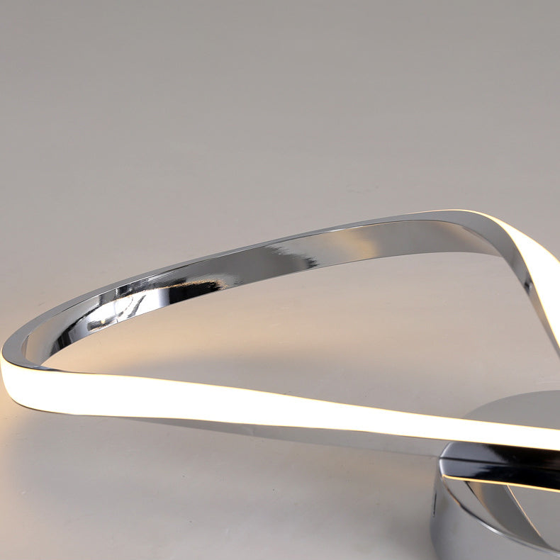 TwistLum LED-Deckenleuchte | Modernes Spiraldesign | Aluminium & Silikon | Schlafzimmerbeleuchtung