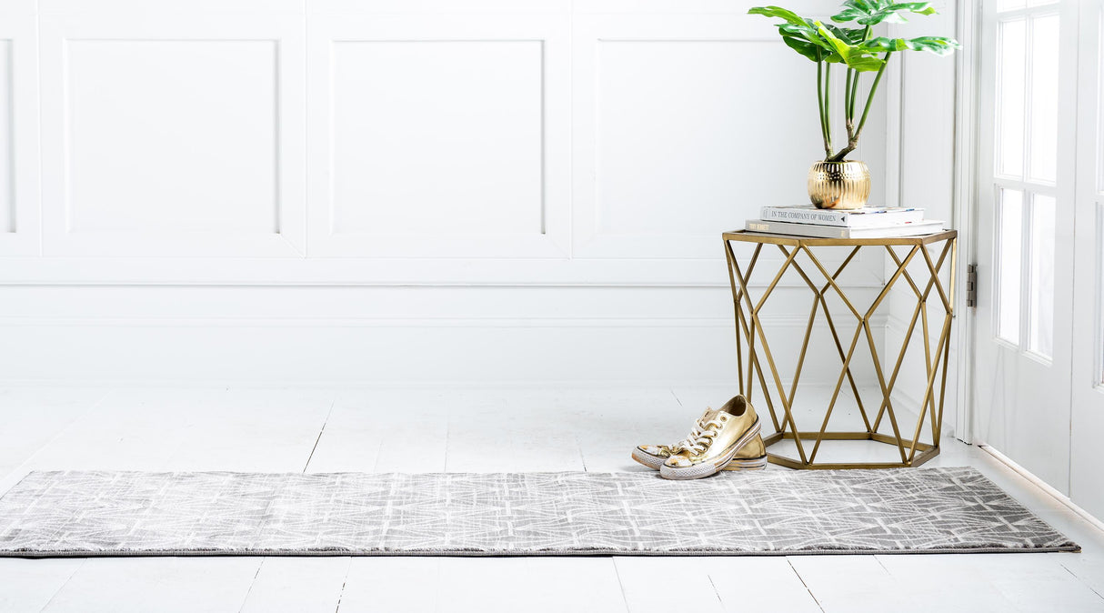 AaroLoom Moderner Geometrischer Teppich | Große Teppiche | Weich & Pflegeleicht | Stilvolle Dekoration für Zuhause