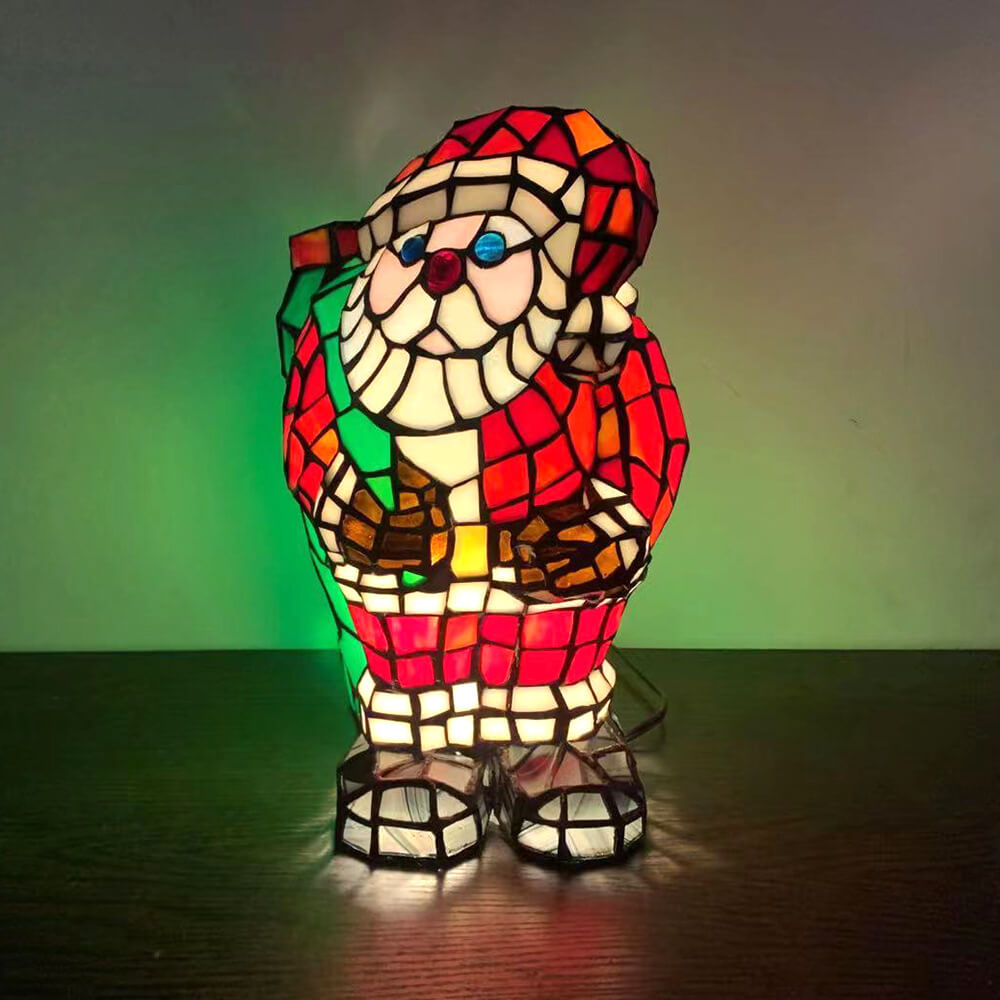GlasVivo Tiermotive Tischlampe | Buntglas | Kreative Tiffany Deko | LED 1-Flammig